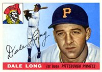 1955 Topps Baseball  Card #127  Dale Long (Rookie)