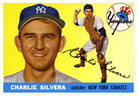 1955 Topps Baseball  Card #188  Charlie Silvera