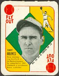 1951 Topps Red Backs Baseball Card  #52  Tommy Holmes (Boston)
