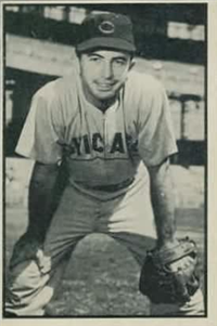 1953 Bowman Black and White Baseball Card  #12  Randy Jackson