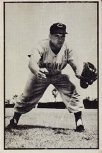 1953 Bowman Black and White Baseball Card  #32  Rocky Bridges