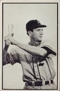 1953 Bowman Black and White Baseball Card  #43  Hal Bevan