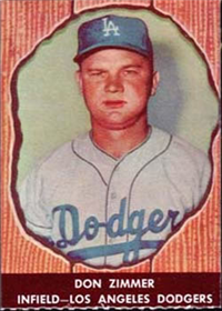 1958 Hires Root Beer Baseball Card  #41  Don Zimmer