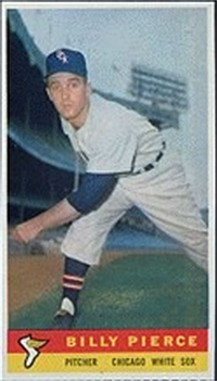 1959 Bazooka Baseball Card  #18  Billy Pierce (SP)