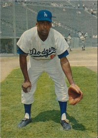 1959 Morrell Meats Dodgers Baseball  Card   John Roseboro
