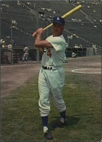 1959 Morrell Meats Dodgers Baseball  Card   Duke Snider  (Hall of Fame)