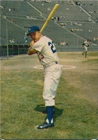 1959 Morrell Meats Dodgers Baseball  Card   Don Zimmer
