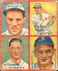 (R321)  1935 Goudey Big League Puzzle   Baseball Card   Foxx  (Hall of Fame), etc.
