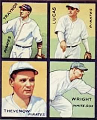 (R321)  1935 Goudey Big League Puzzle   Baseball Card   Traynor  (Hall of Fame), etc.