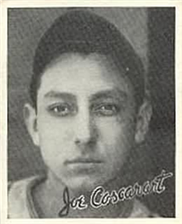 (R322)  1936 Goudey Big League  Baseball Card  #8  Joe Coscarart