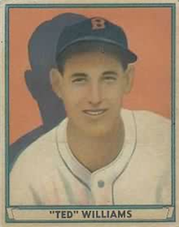 (R336)  1941 Gum, Inc. Play Ball Sports Hall of Fame  Baseball Card  #14  Ted Williams  (Hall of Fame)