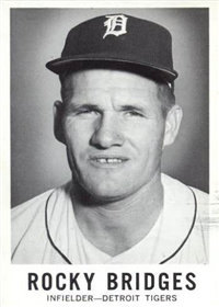 1960 Leaf Baseball Card  #31  Rocky Bridges