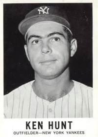 1960 Leaf Baseball Card  #33  Ken Hunt