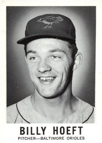 1960 Leaf Baseball Card  #90  Billy Hoeft