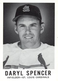 1960 Leaf Baseball Card  #129  Daryl Spencer