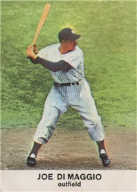 1961 Golden Press Baseball Card  #9  Joe DiMaggio  (Hall of Fame)