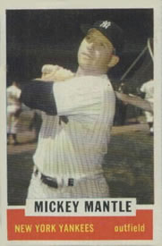 1962 Bazooka Baseball Card  #23  Mickey Mantle  (Hall of Fame)