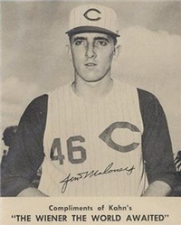 1962 Kahn's Wieners Baseball Card  #26  Jim Maloney