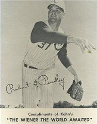 1962 Kahn's Wieners Baseball Card  #34a  Bob Purkey (no autograph)