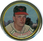 1964 Topps Baseball Coin  #8  Steve Barber