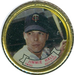 1964 Topps Baseball Coin  #16  Jimmie Hall