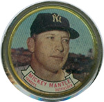 1964 Topps Baseball Coin  #120  Mickey Mantle  (Hall of Fame)