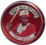1964 Topps Baseball Coin  #154  Frank Robinson (All-Star)  (Hall of Fame)
