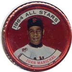 1964 Topps Baseball Coin  #157  Juan Marichal (All-Star) HOF)