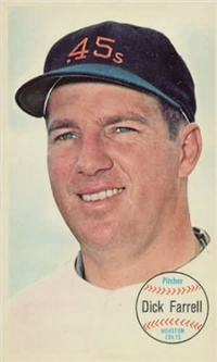 1964 Topps Giants Baseball Card  #22  Dick Farrell