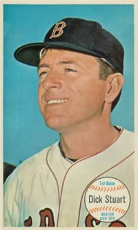 1964 Topps Giants Baseball Card  #42  Dick Stuart  (Short Print)