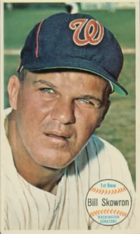 1964 Topps Giants Baseball Card  #60  Bill Skowron  (Short Print)