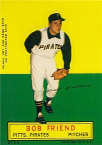 1964 Topps Stand-Up  Baseball Card   Bob Friend