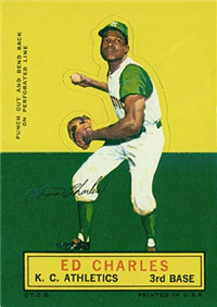 1964 Topps Stand-Up  Baseball Card   Ed Charles
