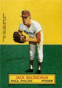 1964 Topps Stand-Up  Baseball Card   Jack Baldschrun  (Short Print)