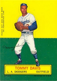 1964 Topps Stand-Up  Baseball Card   Tommy Davis