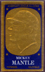 1965 Topps Embossed Baseball Card  #11  Mickey Mantle  (Hall of Fame)