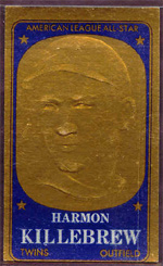 1965 Topps Embossed Baseball Card  #56  Harmon Killebrew  (Hall of Fame)