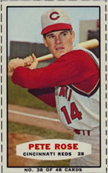 1966 Bazooka Baseball Card  #38  Pete Rose