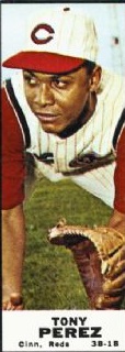 1968 Bazooka Baseball Card  #48  Tony Perez  (Hall of Fame)