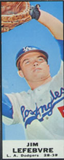 1968 Bazooka  Baseball Card   Jim Lefebvre