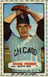 1966 Bazooka Baseball Card  #47 Eddie Fisher