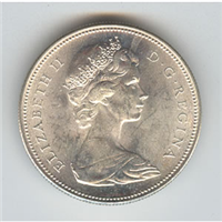 CANADA $1 Queen Elizabeth II Silver Dollar Coin, Any 1953 through 1967 Dates
