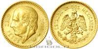 MEXICO Estados Unidos Mexicanos Diez Pesos Gold Coin any date from 1905 to 1959
