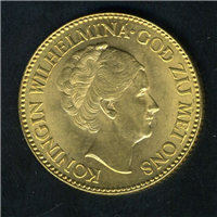 NETHERLANDS 10 Guilden Gold Coin any date 1911 - 1933
