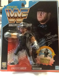 UNDERTAKER WITH TOMBSTONE TACKLE   (Wwf World Wrestling Federation, Hasbro, 1990 - 1994) 