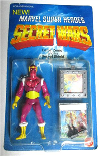 BARON ZEMO  5" Action Figure   (Marvel Super Heroes Secret Wars, Mattel, 1984) 