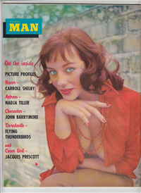 MODERN MAN  Vol. VII #9-81    (Publishers Development Corp., March, 1958) Jacques Prescott, Ann Peters
