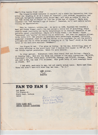 FAN TO FAN  #5  (Robert E. Butts, 1965) 