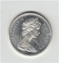 1967 CANADA Queen Elizabeth II Silver Dollar (RCM, 1967) Goose