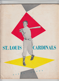 ST. LOUIS CARDINALS  YEARBOOK  (Big League Books, 1954) 